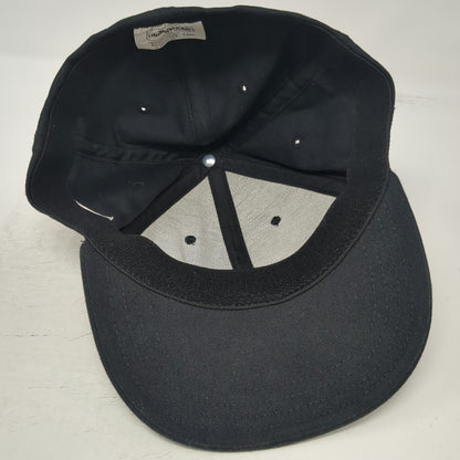 Unionwear Baseball Cap Black XL USA Made Veca Electric US Flag Logo Hat