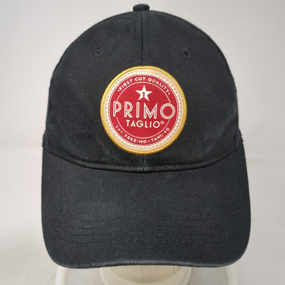 Primo Taglio Deli Logo Hat Black Baseball Cap One Size Slideback Cotton