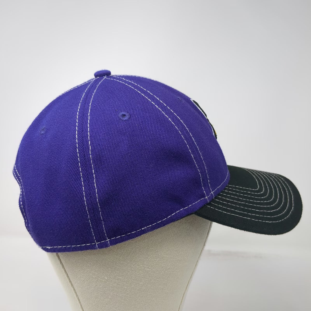 New Era Minnesota Vikings NFL Purple Snapback Hat One Size 9FORTY Black Brim