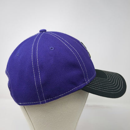 New Era Minnesota Vikings NFL Purple Snapback Hat One Size 9FORTY Black Brim