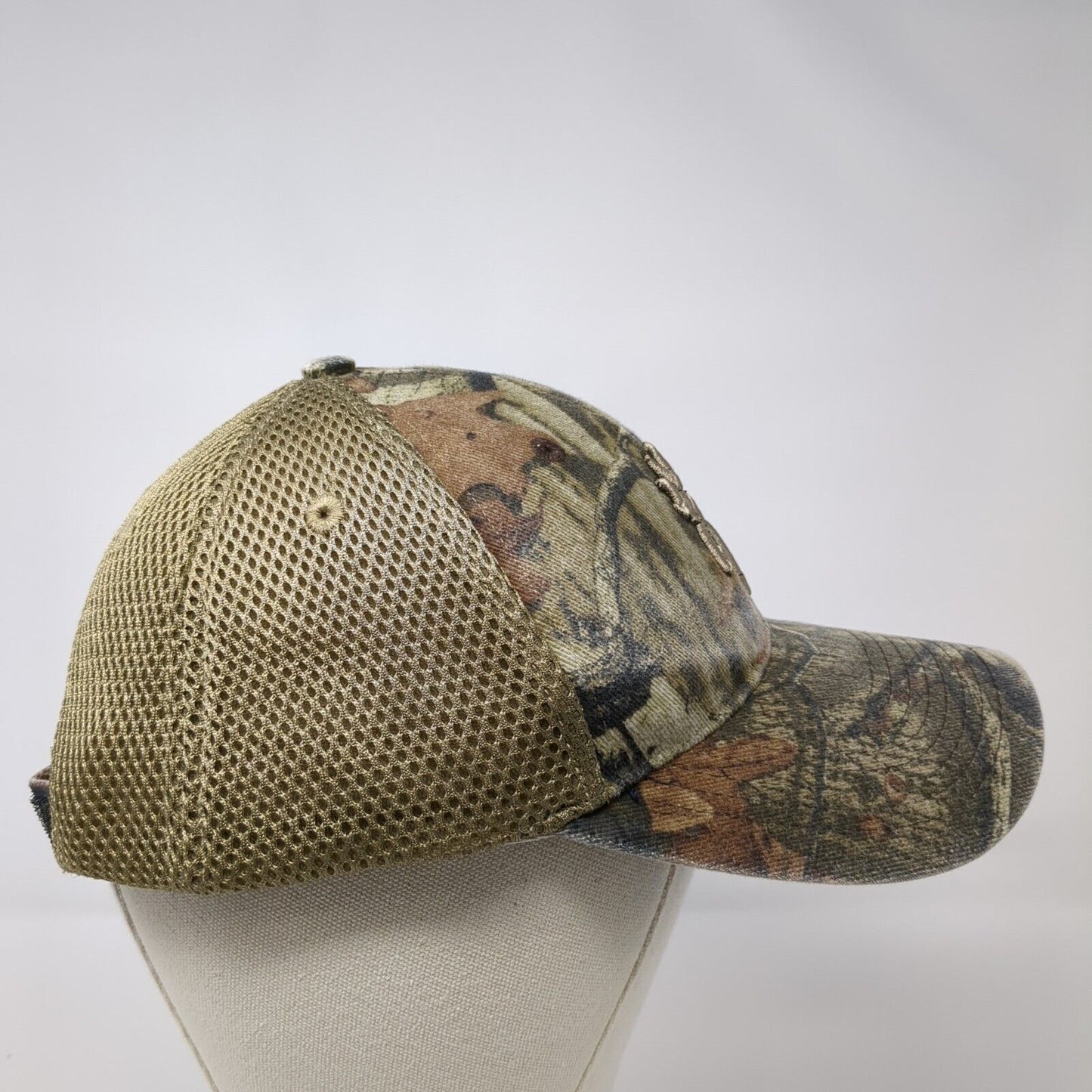 Browning Strapback Mesh Back Hat Camouflage OSFA Embroidered Hunting