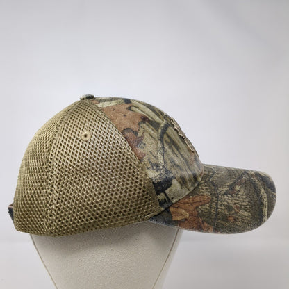 Browning Strapback Mesh Back Hat Camouflage OSFA Embroidered Hunting