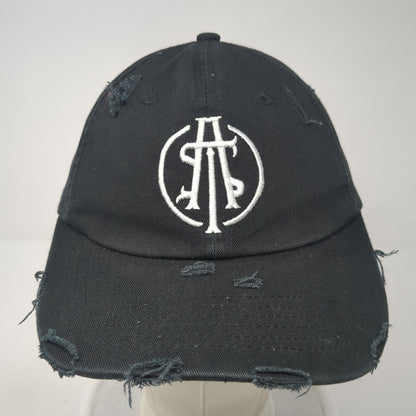 American Tattoo Society Slideback Hat Black One Size Solid Distressed