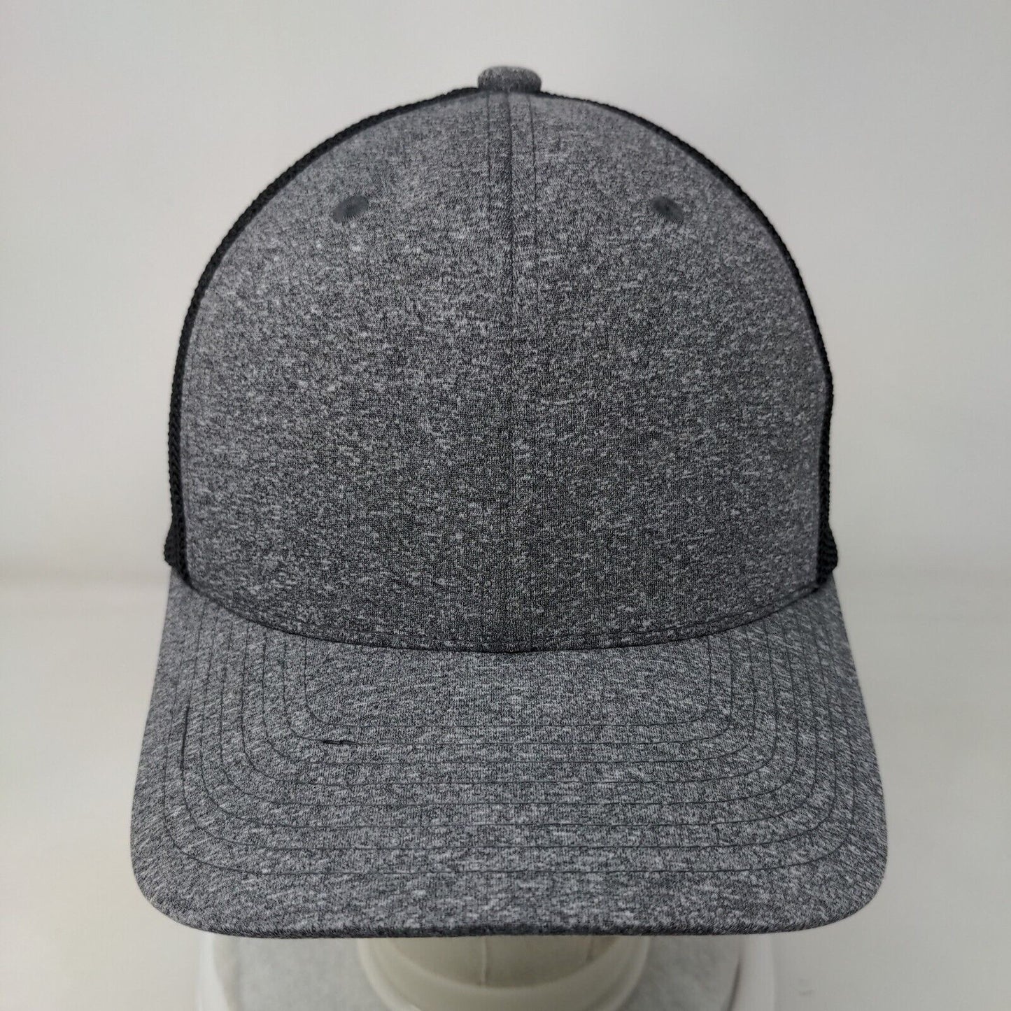 Yupoong Flexfit Fitted Mesh Back Trucker Hat Gray OSFA Colorblock