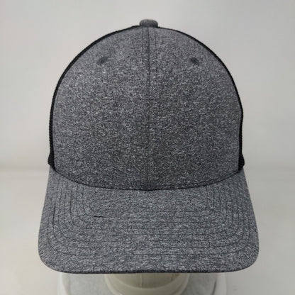 Yupoong Flexfit Fitted Mesh Back Trucker Hat Gray OSFA Colorblock