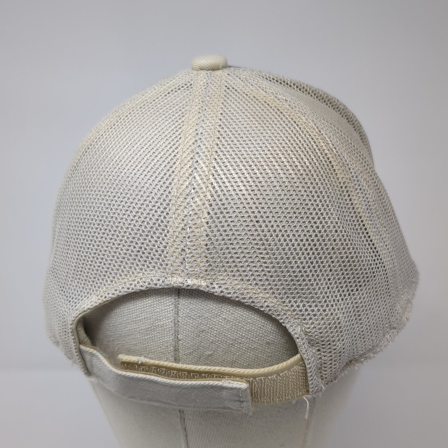 ABC Motors Strapback Trucker Hat Brown One Size Mesh Back Outdoor Cap