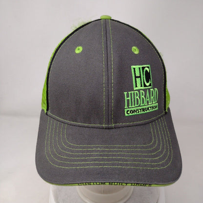 HC Hibbard Construction Strapback Trucker Hat Multi OSFA Mesh Back