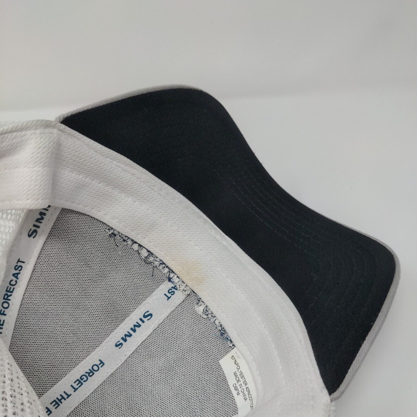 Telluride Angler Snapback Mesh Back Trucker Hat Gray OSFM Simms