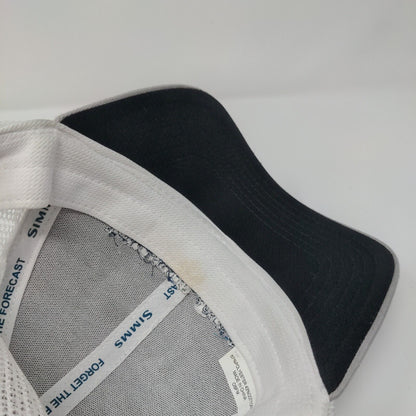 Telluride Angler Snapback Mesh Back Trucker Hat Gray OSFM Simms