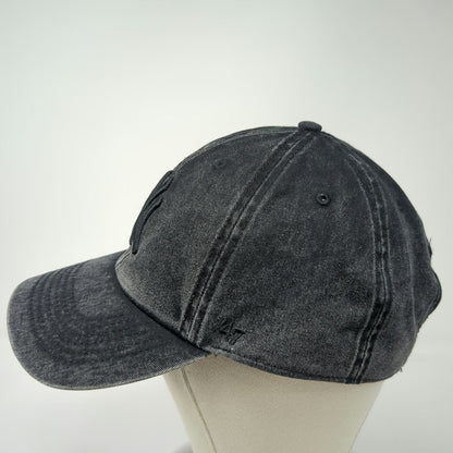 '47 MLB New York Yankees Baseball Cap Black OSFM Washed Cotton Adjustable Hat