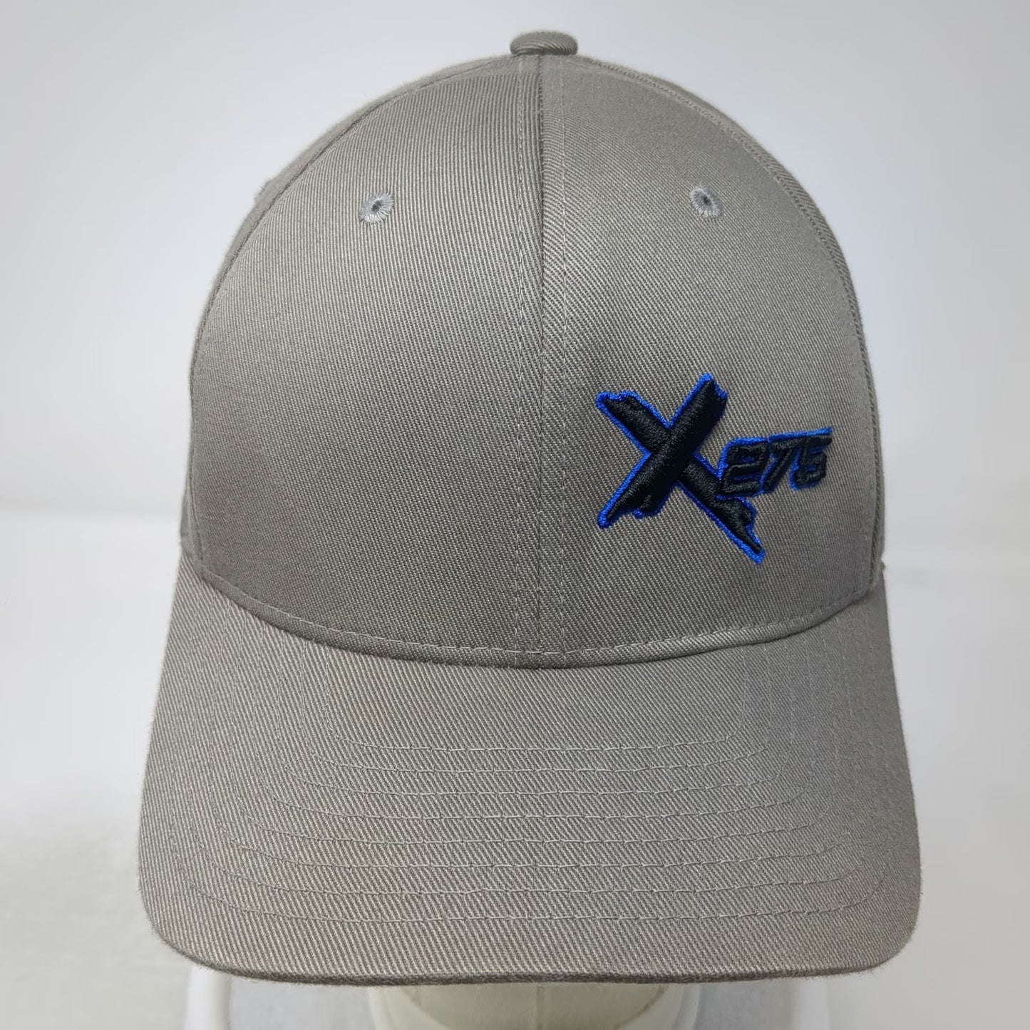 Flexfit Baseball Cap Gray XL X 275 The New World Order Hat Fitted Curved Brim