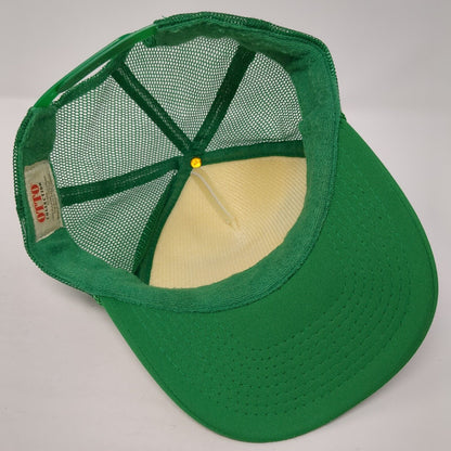 Viva Mexicooo!! Snapback Trucker Hat Green OS Adjustable Mesh Back Rope Otto