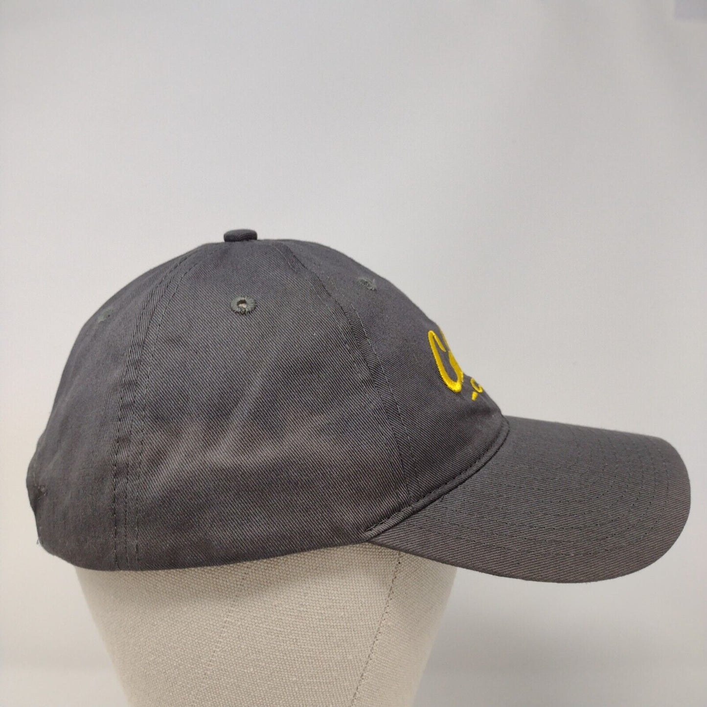 Cabela's Club Slideback Hat Gray OSFA Embroidered Adjustable 6 Panel