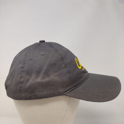 Cabela's Club Slideback Hat Gray OSFA Embroidered Adjustable 6 Panel