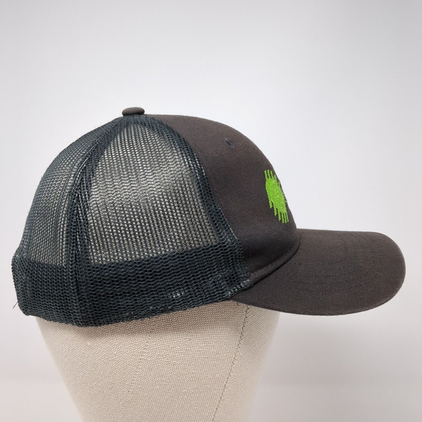 Idaho Central Credit Union Youth Snapback Trucker Hat Gray OS Port Authority