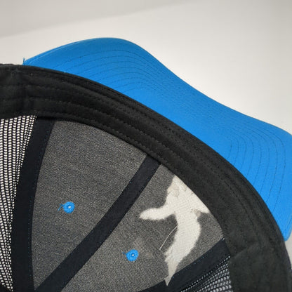 EESA Snapback Mesh Back Trucker Hat Blue M/L Embroidered Richardson