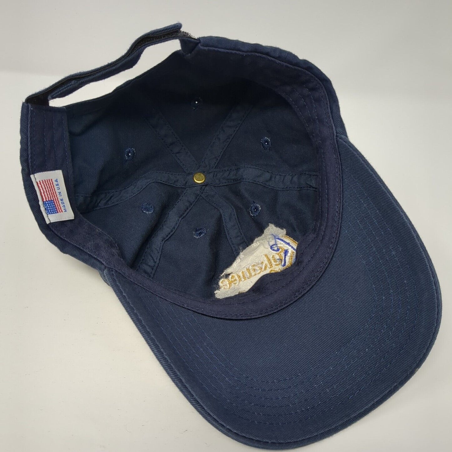 Kokanee Glacier Beer Strapback Hat Blue One Size Adjustable Embroidered