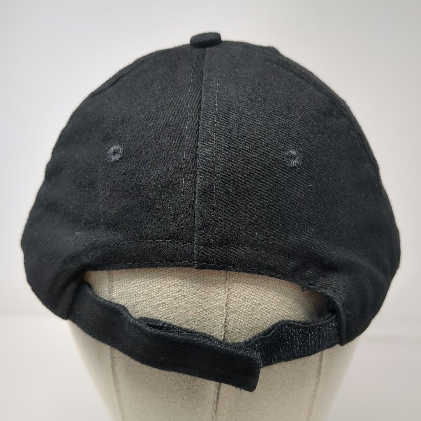 National Geographic Channel Baseball Cap Black One Size Strapback Hat Eye Logo