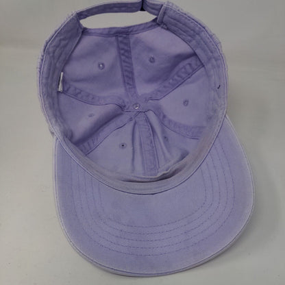 Unbranded Slideback Hat Purple Lavender Sunrise OSFM Solid 6 Panel Blank