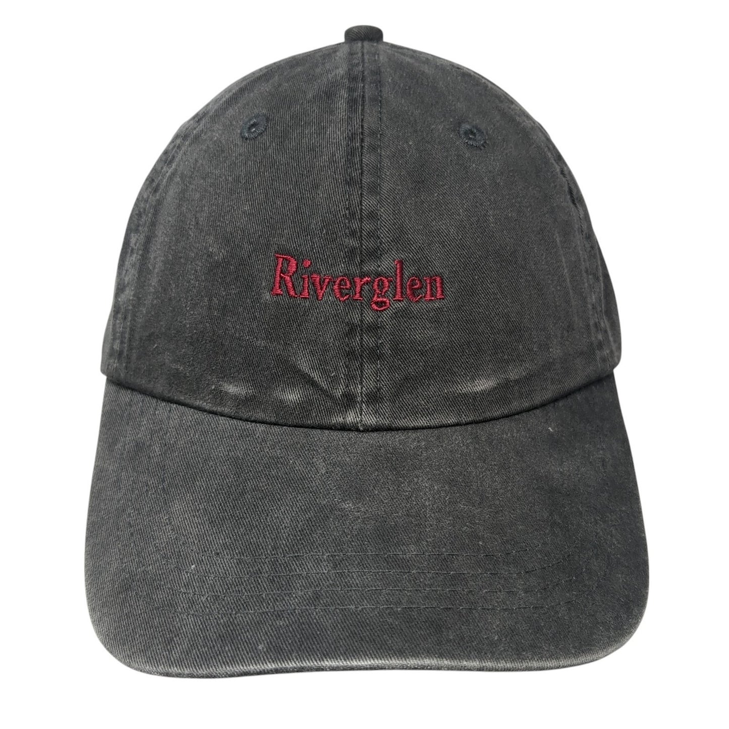 Riverglen Slideback Hat Gray One Size Adjustable Embroidered 6 Panel
