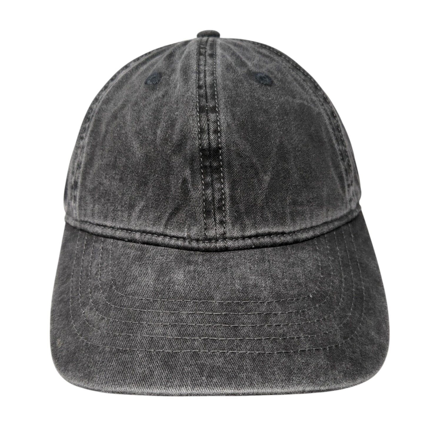 Unbranded Slideback Hat Solid Gray One Size Blank Adjustable Vent Holes