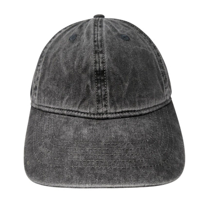 Unbranded Slideback Hat Solid Gray One Size Blank Adjustable Vent Holes