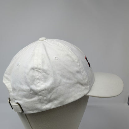 Yupoong Baseball Cap White One Size Slideback Torque Detail Logo Embroidered Hat