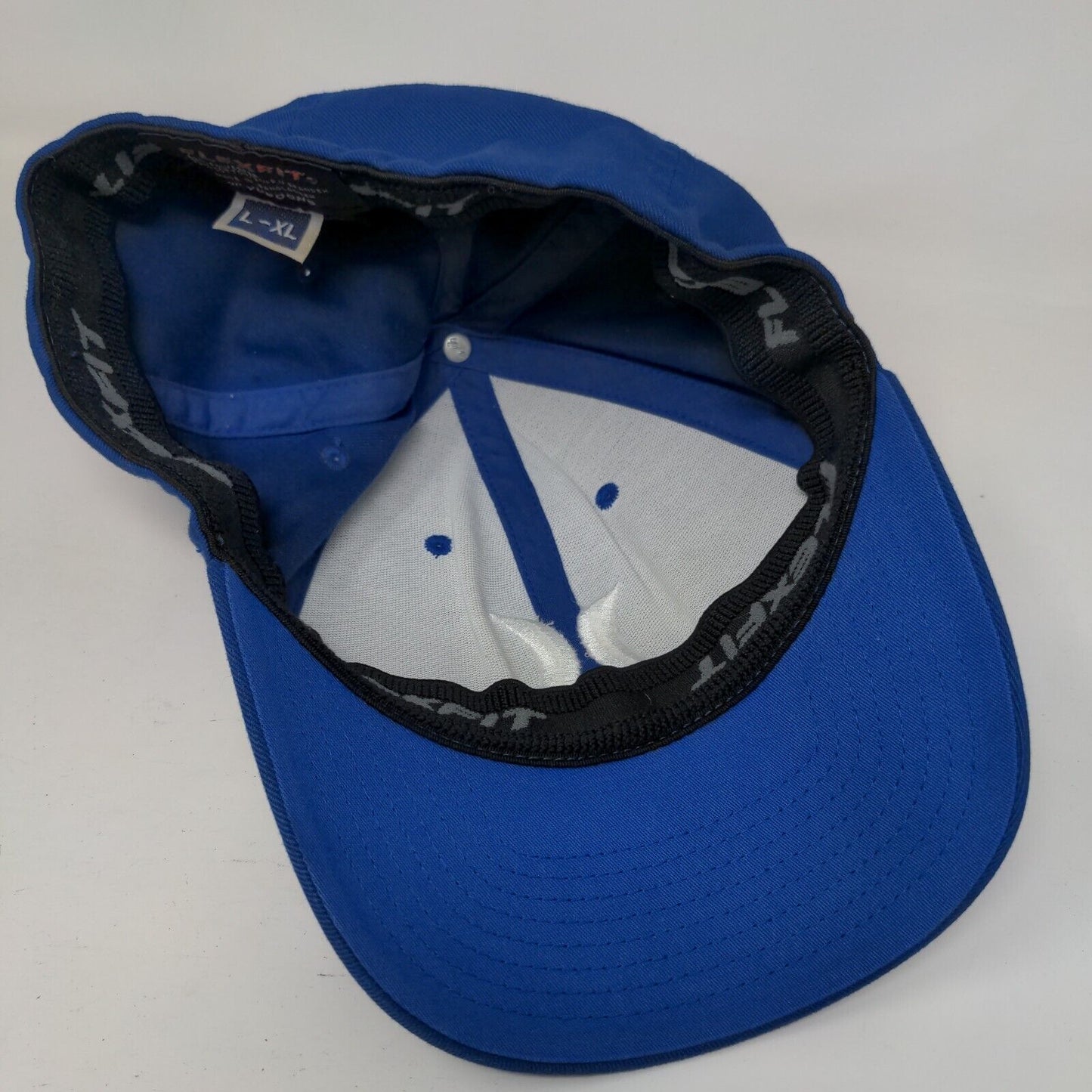 Hurley Fitted Hat Blue Large/XL Embroidered 6 Panel Flexfit Yupoong