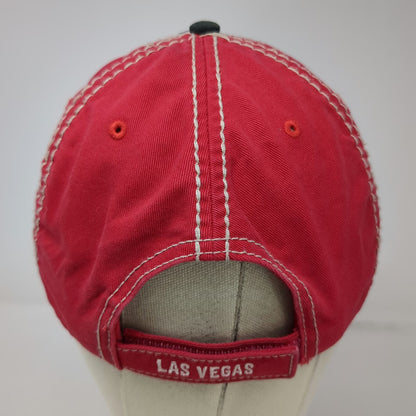 Camp David UNLV Rebels NCAA Hat Cap Black Red One Size Las Vegas Thick Stitching