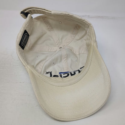 Toppers Crucial Technology Baseball Cap Beige Black Blue One Size Slideback Hat