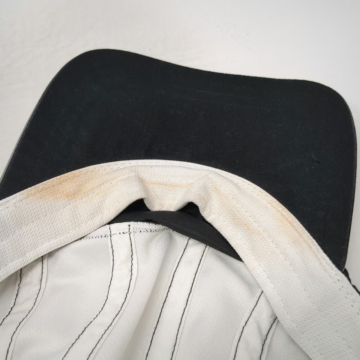 Athleta Baseball Cap White Black One Size Performance Running Mesh Logo Hat