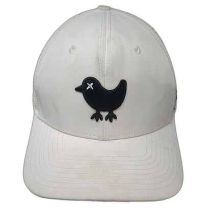 Bad Birdie Trucker Hat White One Size Perforated Performance Golf Snapback Bird