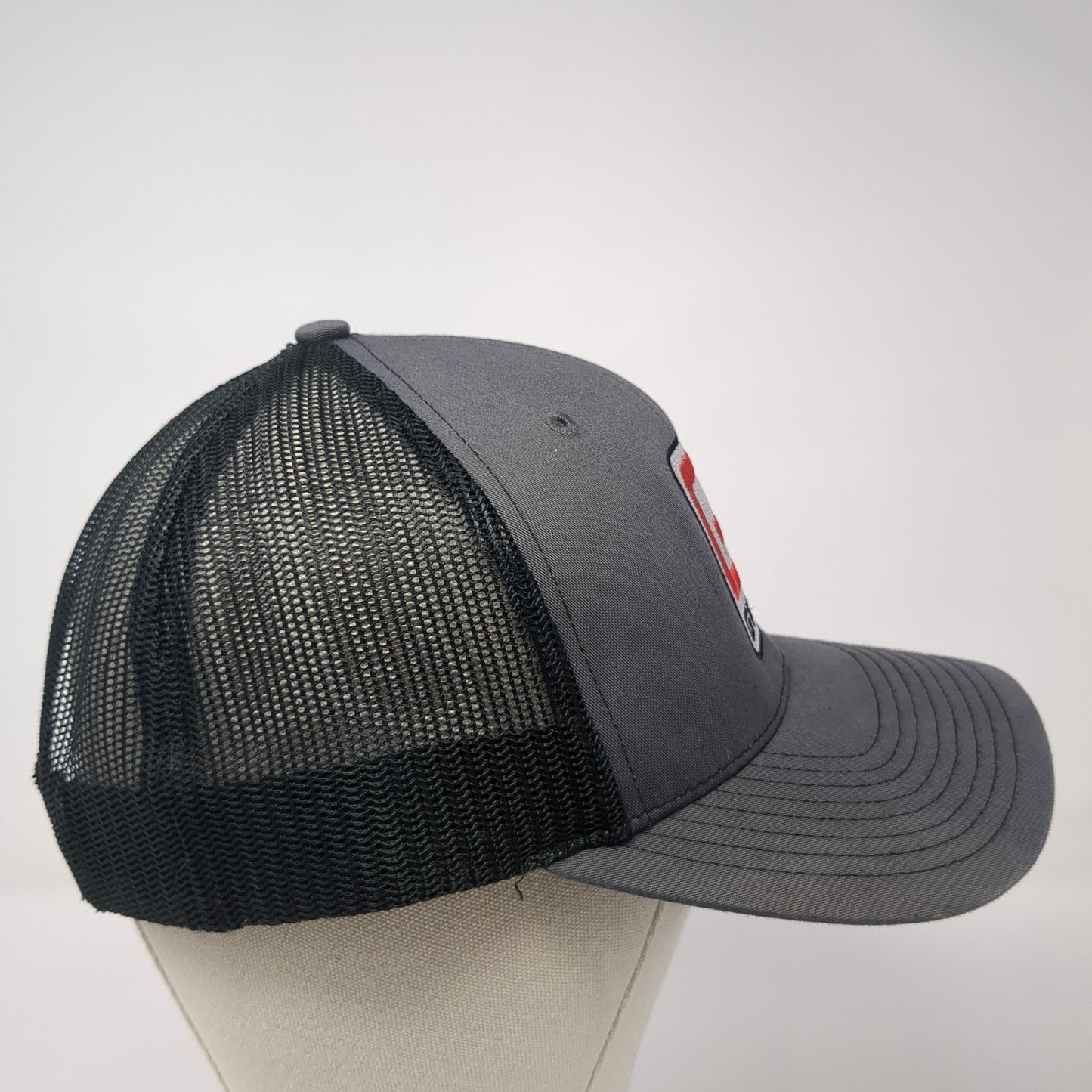 Gray Snapback Trucker Hat Gray One Size Mesh Back Richardson Outdoor