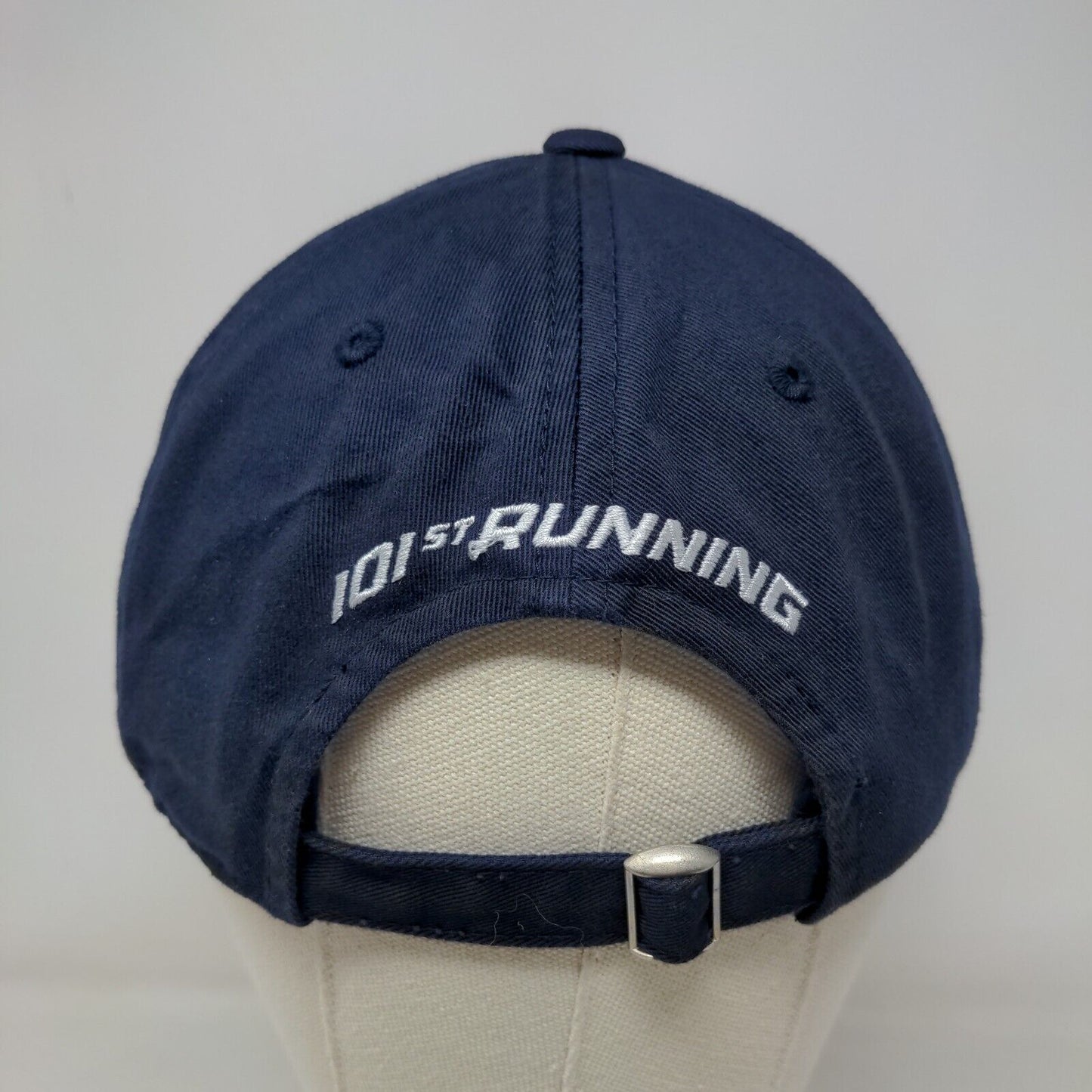 Indy 500 Men's Slideback Hat Blue OSFA 101st Running Embroidered Logo 2017