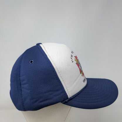 VFW Veterans Of Foreign Wars Snapback Rope Hat Blue One Size Colorblock