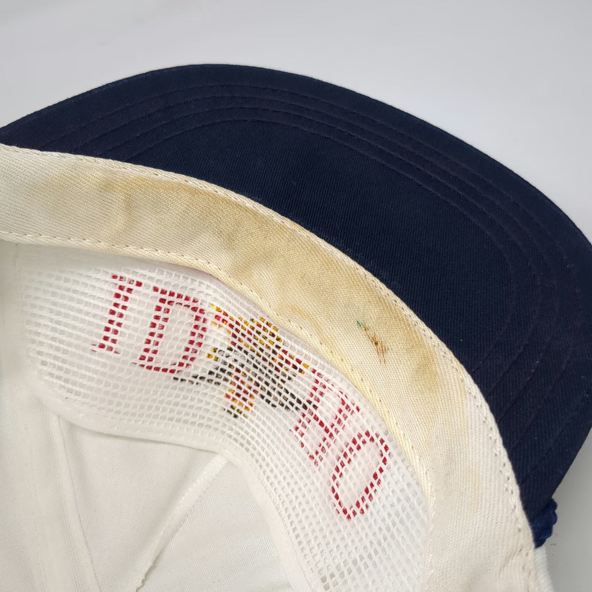 5 Panel White Idaho Certified Seed Anheuser Busch Eagle Rope Hat USA Vintage