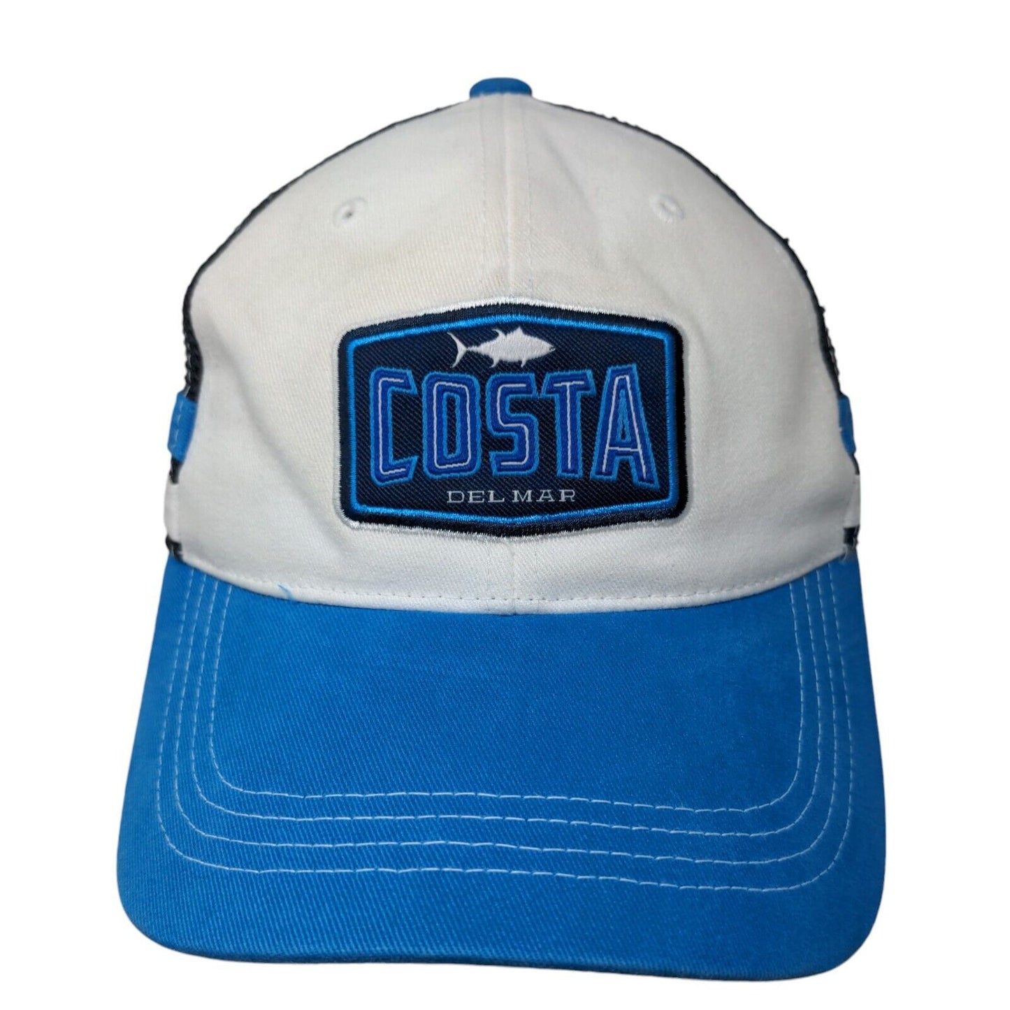 Costa Del Mar Snapback Mesh Back Trucker Hat Multi One Size Colorblock