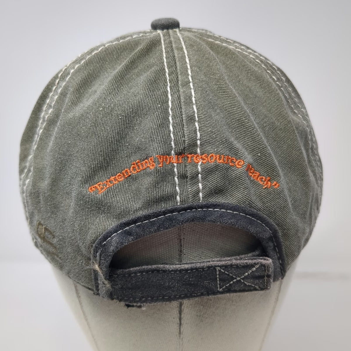 Outdoor Cap Baseball Cap Gray Green One Size NW Log-istics Contrast Stitch Hat
