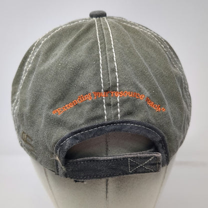 Outdoor Cap Baseball Cap Gray Green One Size NW Log-istics Contrast Stitch Hat