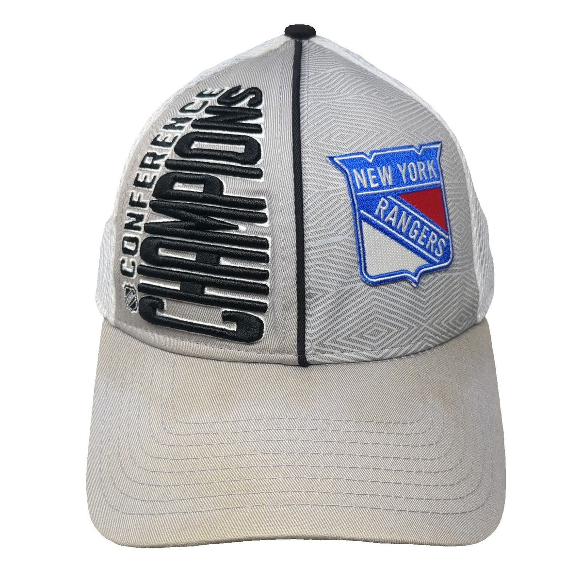 New York Rangers NHL New Era Gray One Size 2014 Stanley Cup Final Mesh Cap Hat