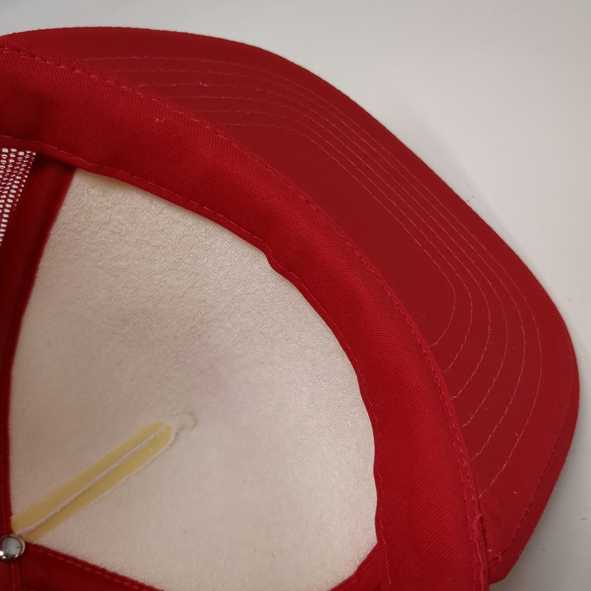 Tyvek Housewrap PGL Industrial Red One Size Trucker Hat Mesh Back Snapback