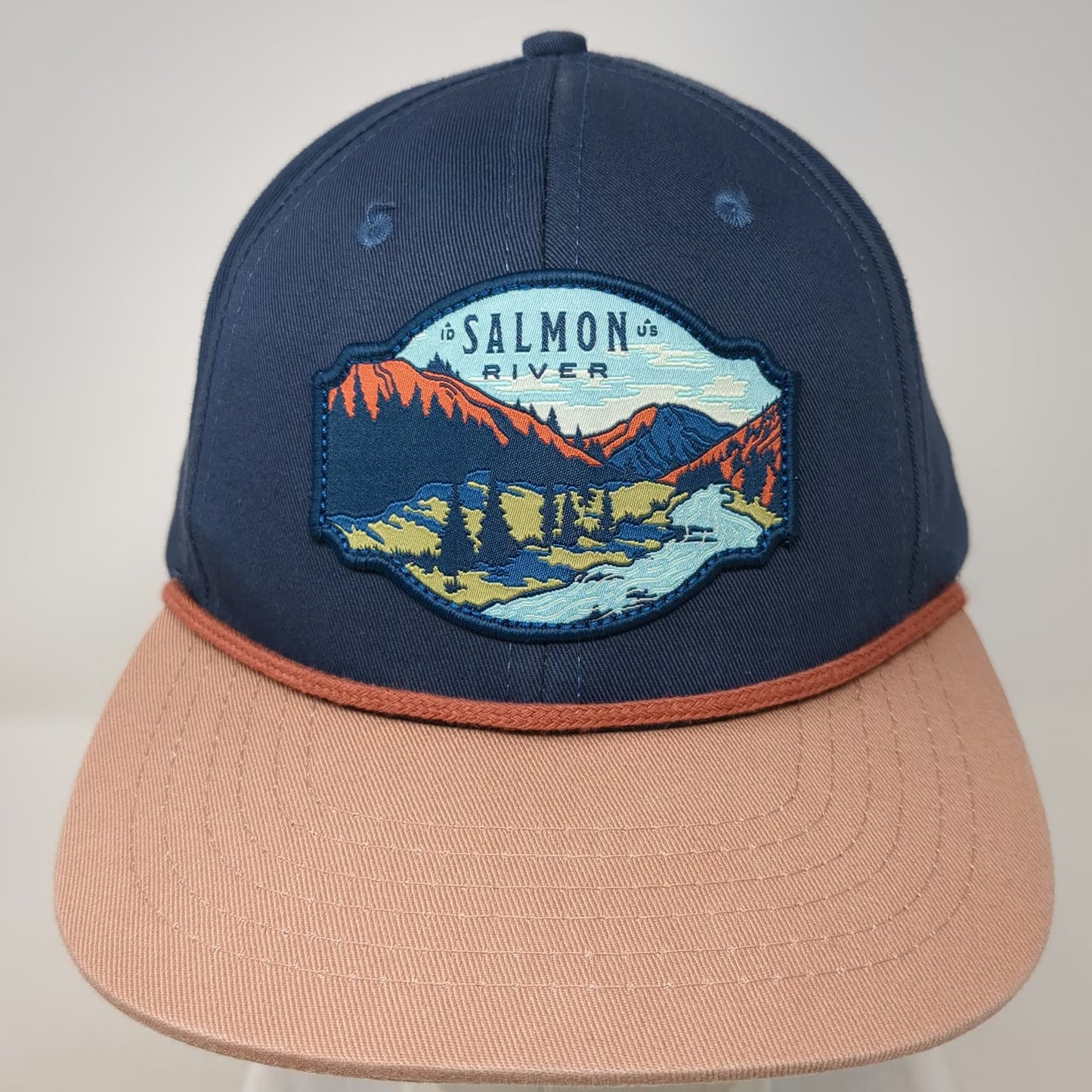 Sendero Provisions Co. Snapback Blue One Size Hat Salmon River Rope Patch Idaho