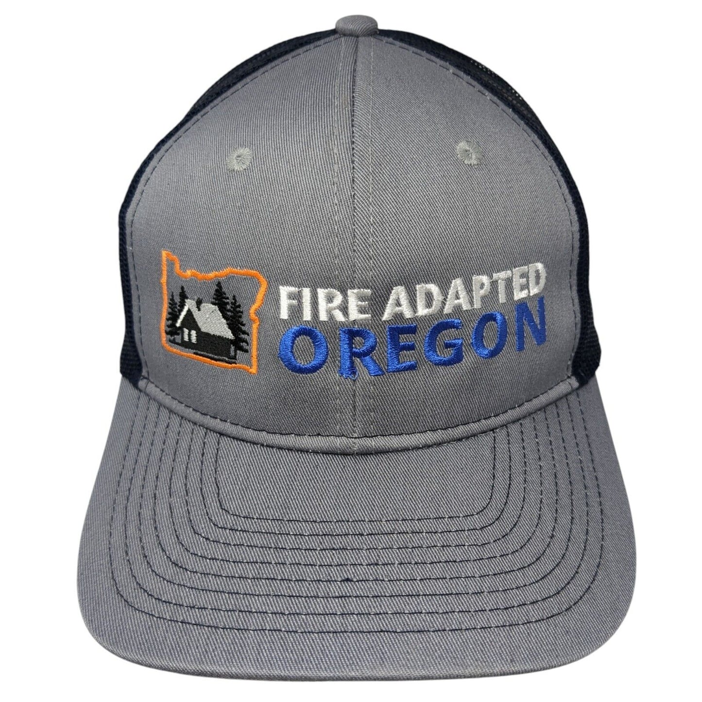 Fire Adapted Oregon Snapback Trucker Hat Multi OS Adjustable Mesh Port Authority