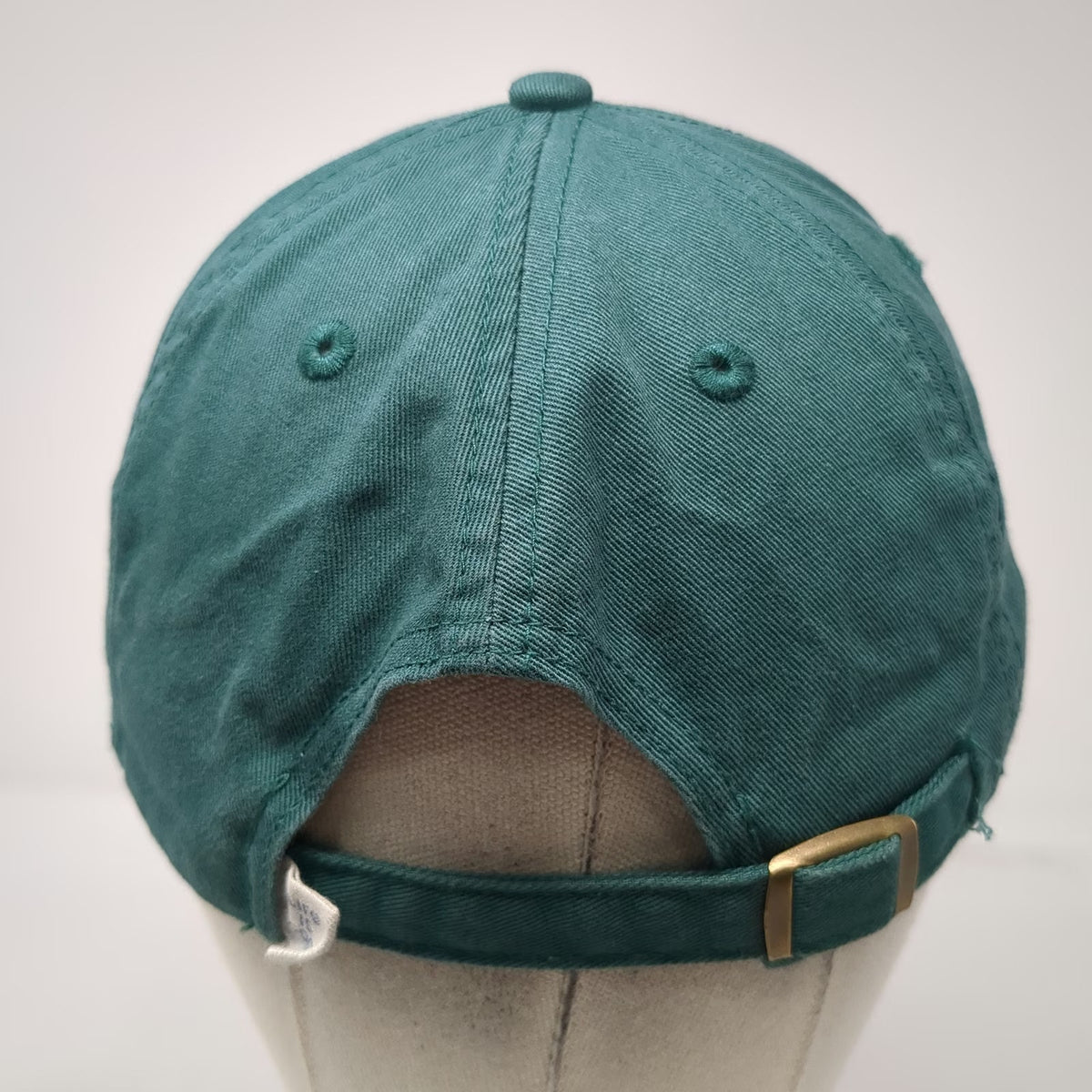 Life is Good Baseball Cap Green One Size Mountains Trees Graphic Strapback Hat