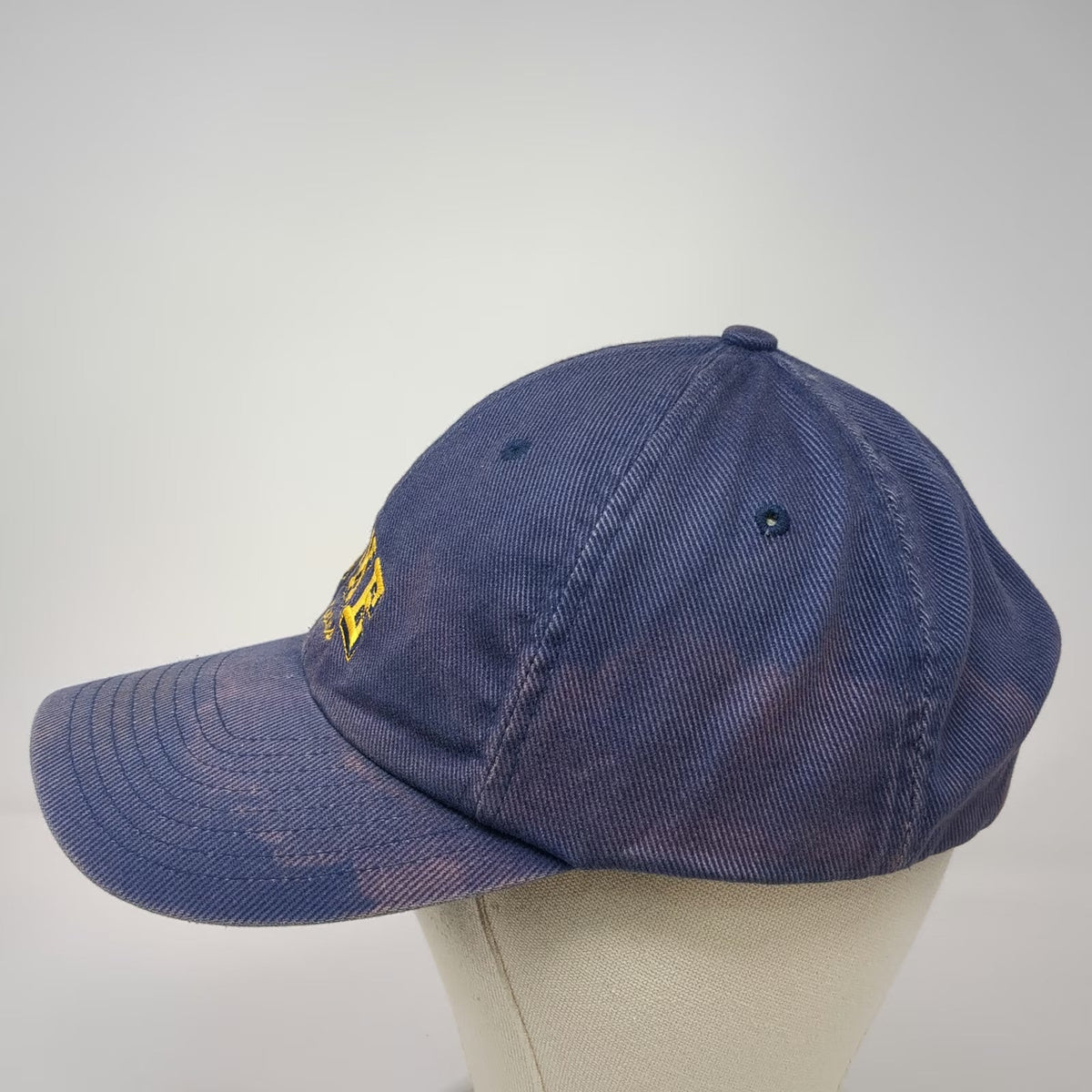 Nike Baseball Cap Blue One Size Athletics Logo Embroidered Slideback Cotton Hat