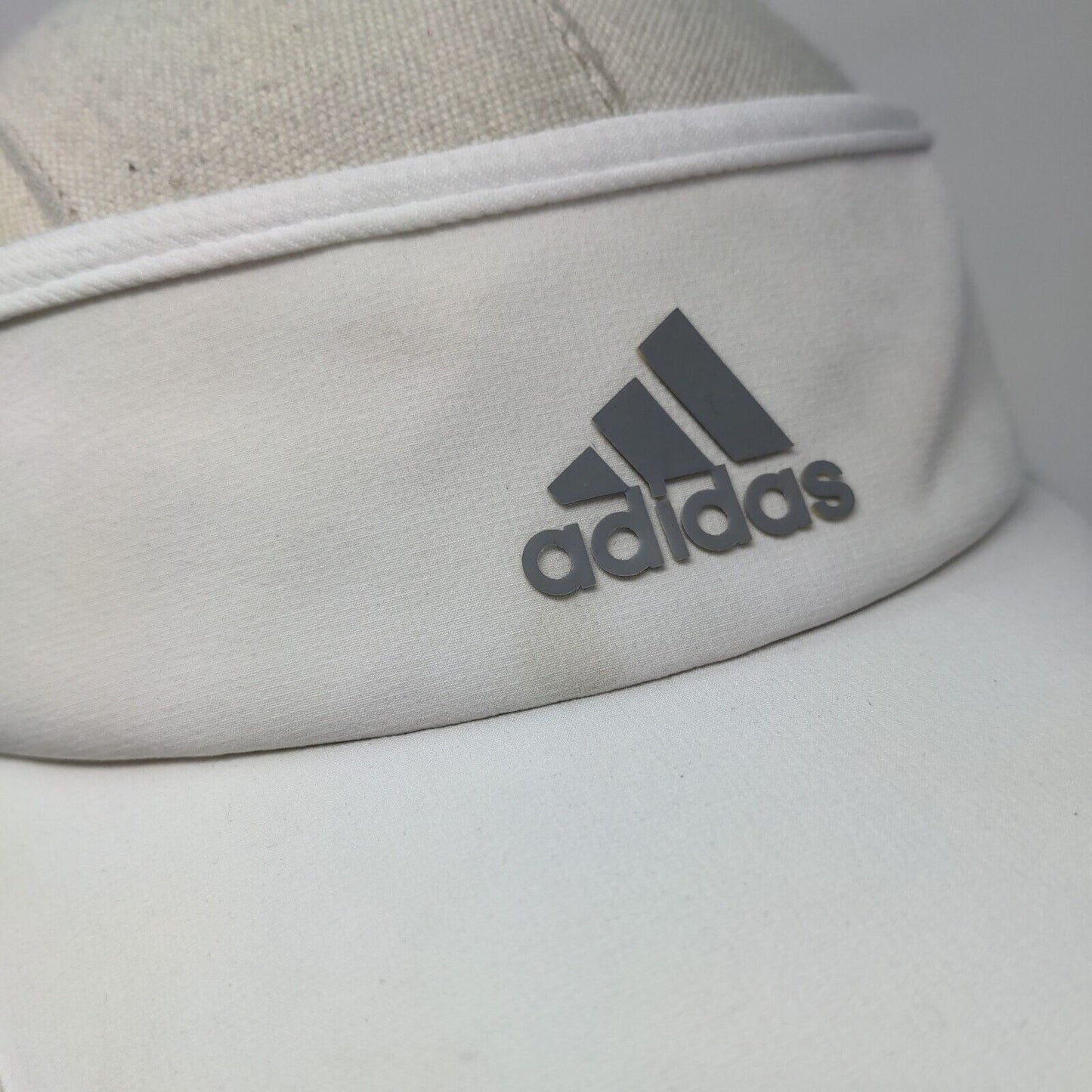 Adidas Climalite Strapback Sun Visor Hat White OSFA Adjustable Moisture Wicking