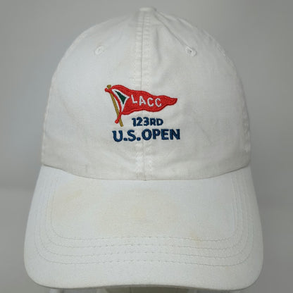 ahead Baseball Cap White One Size USGA Member LACC 123rd U.S. Open Cotton Hat