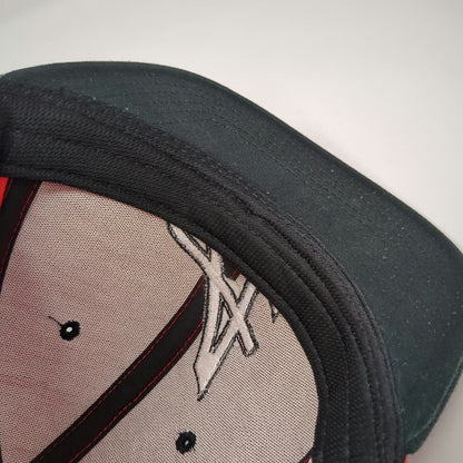 Adidas Baseball Cap Red Black One Size Script A Logo Adjustable Climalite hat