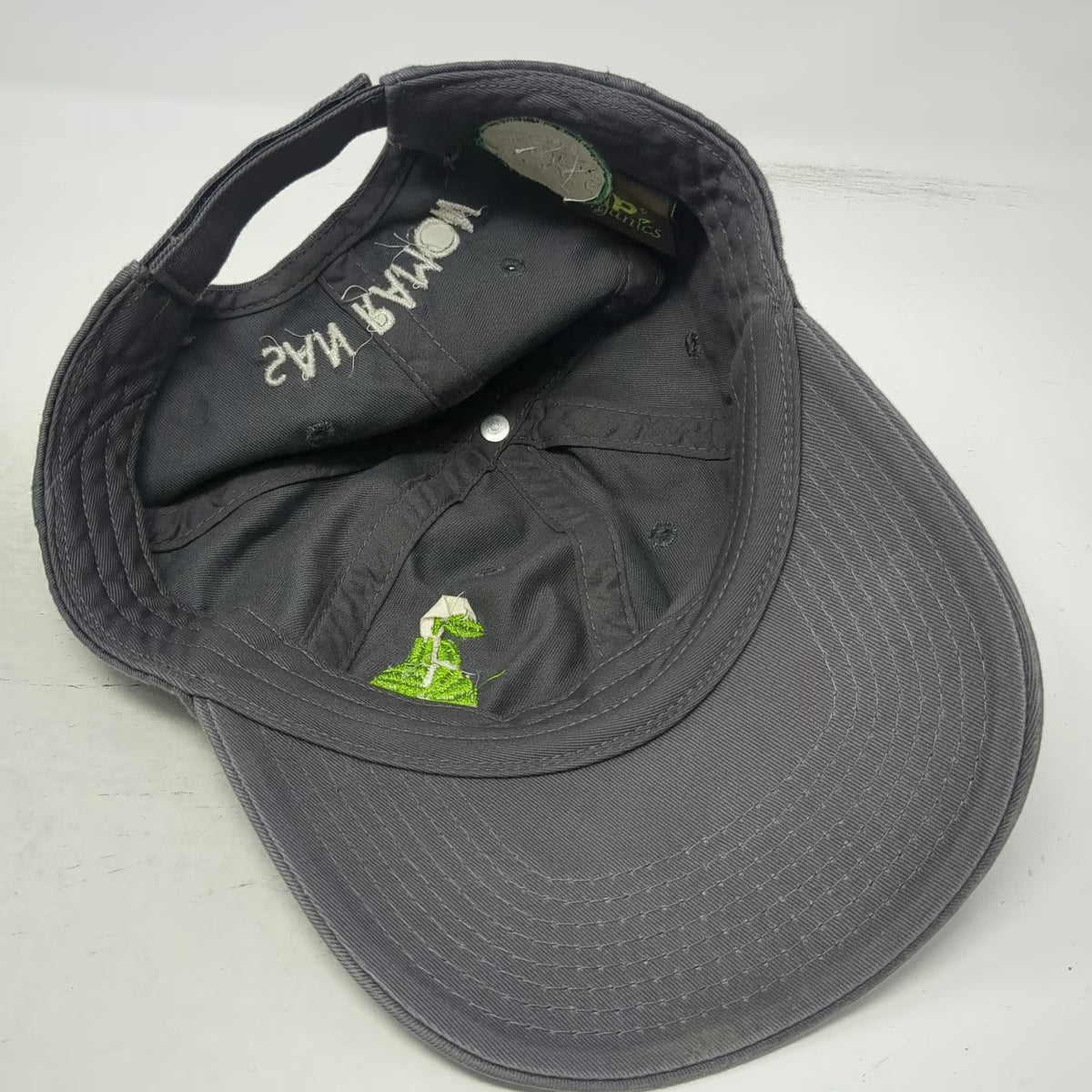 e-conscious Gray Baseball Cap One Size Whole Foods San Ramon Pear Strapback Hat