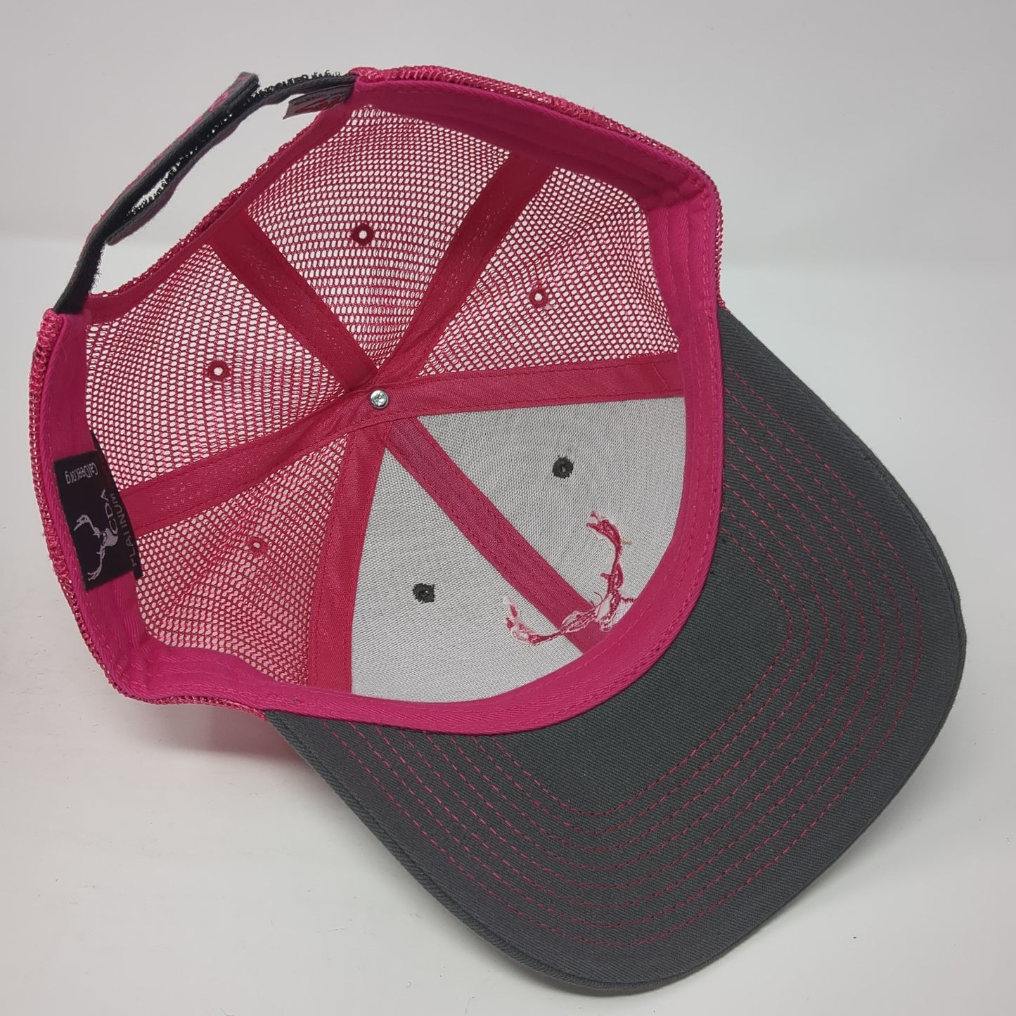 CDA Caldeer Trucker Hat Multicolor One Size Adjustable Embroidered Mesh Back